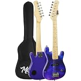 Midex CEG-30PU Full 1/4 30 Inch Electric Guitar Set Purple with Amplifier for Children 4-6 Years Old