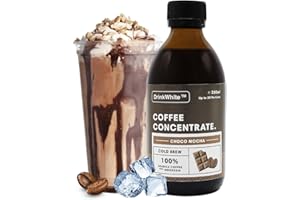 ‎DRINKWHITE DrinkWhite™ Kaffeekonzentrat Choco Mocha - flüssig [Reicht für 20 Kaffees] 100% Arabica | Zuckerreduziert | Cold Brew | perfekt für heißen & kalten Kaffee