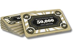 Bullets Playing Cards, Keramik Pokerplaques Silvio mit Werten