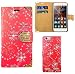 Produktbild Lenovo K5 Handy Tasche, FoneExpert® Bling Luxus Diamant Hülle Wallet Case Cover Hüllen Etui Ledertasche Premium Lederhülle Schutzhülle für Lenovo K5