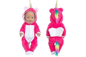 YITULOU Ropa para Muñecas Bebé, Ropa de Muñecos para Muñecas Bebé 35-43 cm, Conjunto de Ropa de Muñeca,Juego de Disfraz de Muñeca para Niños y Niñas, Accesorios para Muñeca(no muñecas)