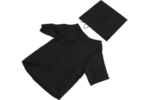 Dog Cat Graduation Outfit, Cap and Gown for Ceremony, 47 Cm Hat (S)