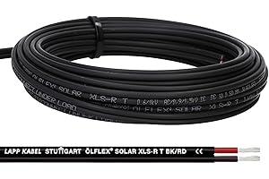 10 metros de cable solar Lapp ÖLFLEX SOLAR XLS-R T 2X6 mm² BK/RD cable solar doble