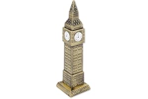 ds. distinctive style Metallic Big Ben Tower Model Statue Decoration (18cm)