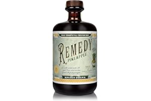 ‎REMEDY RUM Remedy Rum Pineapple I Gold London Spirits Awards I auf Basis 3 karibischer Rums I mit natürlicher Essenz aus der Ananas sowie einem Hauch Vanille I 40% Vol. I 1 x 0,7l