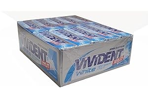 Vivident Xylit White Stick - Chewingum Gusto Menta Da 40 Confezioni