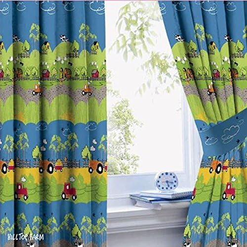 Hilltop Farm Lined Curtains
