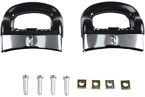 SILEDUOVE Lot de 2 poignées latérales de rechange pratiques et durables pour cuiseur vapeur, marmite et casserole à vis simple/double