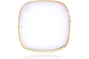 APLZGMG Nail Art Palette, Maniküre Gemalt Palette, Nail Art Make Up Paletten, Nagellack Palette aus Kunstharz, Palette zum Mischen von Nagellackfarben, DIY Displaytafel Kosmetik Mischwerkzeuge(Weiß)