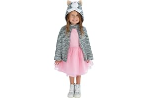 Smiffys Deluxe Baby Animal Plush Cape, Kids, Children's Animal Fancy Dress, Book Character Dress Up Accessories