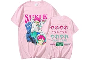 xhomeshop Anime The Disastrous Life of Saiki K T-Shirts Kusuo Saiki Shorts Sleeves Sweatshirt Kusuo Saiki Tee Cosplay Sweatshirts
