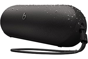 Beats Pill –bezprzewodowy głośnik Bluetooth i przenośna ładowarka z przewodem USB-C, do 24 godzin pracy na baterii, odporność na wodę klasy IP67, zgodność z urządzeniami Apple i Android – matowy czarny
