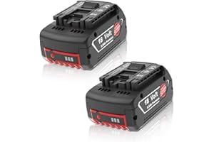 Topbatt 2X Batteria di Ricambio per Bosch 18V 5.5Ah Batteria BAT610G BAT609G BAT609 BAT610 BAT610G BAT618G BAT612 BAT618 BAT619 BAT620 BAT621 Batterie