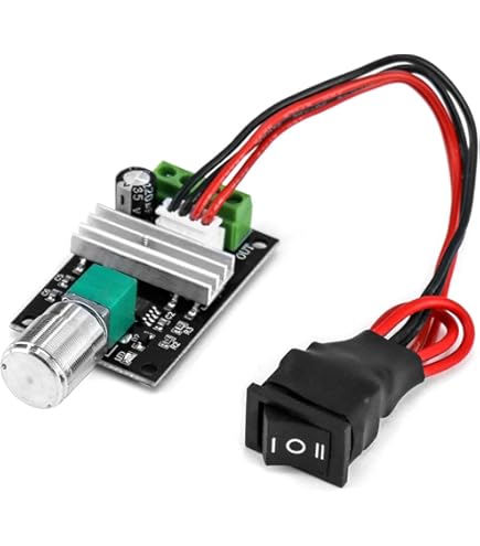 Regolatore Di Velocità 12v Regolatore Di Velocità Motore DC PWM 6V-24V 3A 80W - Reversibile E Regolabile Controllo Motori - Foto 6