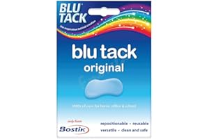DTTRA BOSTIK TAK STICKY ADHESIVE BLUE TACK BLU TAC BLUTACK BLUETAC UHU BOSTICK HOME