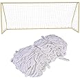 DEWIN Soccer Goal Post Net, Football Goal Football Netting Full Size Football Soccer Net Sports Replacement for Sports Match Training (6 x 4 ft)