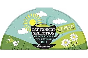 CUPPER - Selección especial Caja Regalo - Pack 78 Bolsitas de Infusiones Ecológicas - Estuche de 6 Variedades Diferentes de Tés e Infusiones Bio - Apto para Veganos