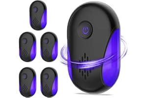 NINEDAN 2024 Upgraded Ultraschall Schädlingsbekämpfer 6 Packs, Indoor-Ultraschall-Repellent für Schaben, Nagetiere, Mäuse, Wanzen, Ameisen, Moskitos, Mäuse, Spinnen, elektronische Plug in Schädlingsbekämpfung