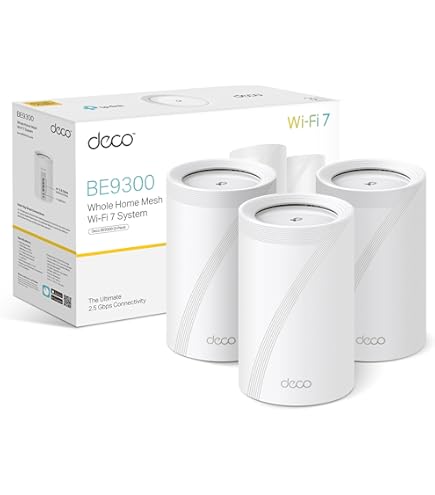 TP-Link Deco AXE5400 Tri-Band WiFi 6E Mesh System(Deco XE75