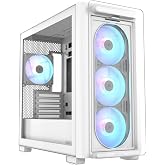 ASUS A23 PLUS TG ARGB Beyaz Tempered Glass USB 3.2 mATX Mid Tower Gaming (Oyuncu) Kasa
