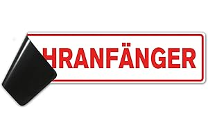 ‎STROBO Fahranfänger Hochwertiges Magnetschild als 32x8cm Magnetfolie Warntafel Schild mit UV- Schutz von STROBO