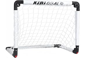 ‎KIBIGOAL KiBiGOAL Fussballtor Kinder Fußballtor Indoor Faltbares Fussballtor 60x45cm/90x60cm/115x80cm Klappbar Fußballtor Mini- Fussballtore für Garten Kinder - Kleines Fussballtor für Indoor und Outdoor