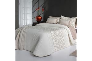 REIG MARTI Reig Martí Colcha Pompey C01 Beige Cama 180 cm: 280x270 cm. (Primavera-Verano)