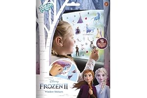 Totum Disney Frozen II Över 70 Fönsterklistermärken