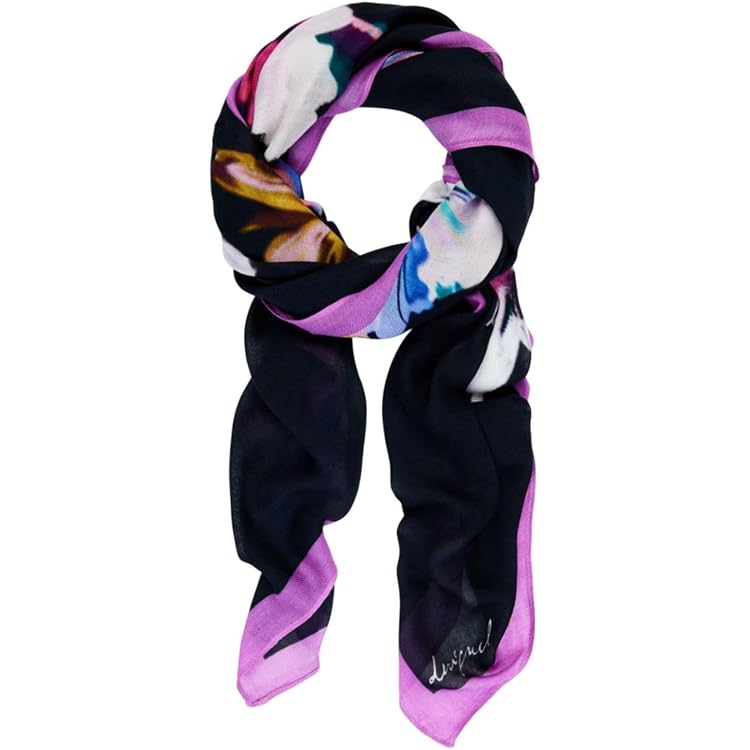 Desigual FOU_LEAVESES RECTANGLE, 3017 PURPLE, U