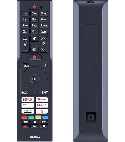 VINABTY Ersatzfernbedienung Für Hanseatic TV – Modell RC43135P, Passt Zu 50H500UDS, IR, Ohne Pairing