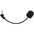 Replacement Game Mic for Kingston HyperX Cloud Mix Gaming Headset on PS4 PS5 Xbox One PC, 3.5mm Detachable Boom Microphone