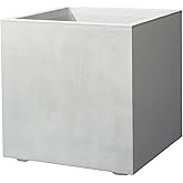Deroma Fioriera Millennium Cubo Brownstone - Vaso Per Piante In Plastica, Colore Pietra, Modello 9DF1ZSZ216A - 4