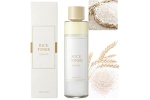 XINYIG Rice Water Toner, 150ml Natural Moisturizer Glow Essence, Hydrating & Moisturizing Rice Extract for Deep Face Hydration