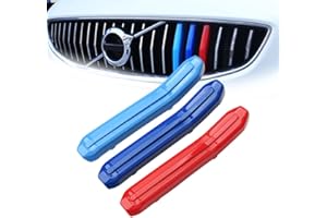 ontto 3 adesivi per reni per auto, per griglia anteriore del radiatore con fibbia adatta per Volvo XC40, accessori per griglia copertura per griglia anteriore inserto per moto decorazione a strisce A