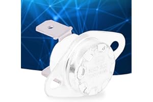 Jeanoko KSD302 Normally Closed Thermal Switch Temperature Control Thermostat Thermal Switch AC250V 16A for Fireplace Blower(165℃)