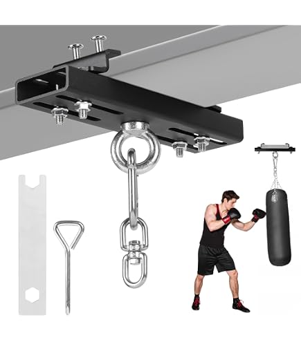 Support De Fixation Pour Sac De Boxe – Ajustable 9,4-17 Cm, Charge Max 900 Lbs – Installation Facile, Intérieur/extérieur Support Réglable 9.4-17cm Support De Fixation Pour Sac De Boxe – Ajustable 9,4-17 Cm, Charge Max 900 Lbs – Installation Facile, Intérieur/extérieur Support Réglable 9.4-17cm