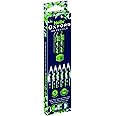 Helix Oxford Geo Pack of 5 HB Pencils - Green, (856202)