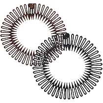 Elalove 6 Pcs Serre Tete Métallique Ondulé En Ressort Pour