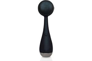 PMD BEAUTY PMD Clean – Smart Gesichtsreinigungsgerät mit Silikonbürste & Anti-Aging-Massagegerät – wasserdicht – SonicGlow Vibrationstechnologie – Lift, Firm, Tonen der Haut auf Gesicht und Körper – Schwarz