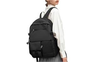 HYC00 Schulrucksack Damen, Causal Travel Schultaschen 14 Zoll Laptop Rucksack für Mädchen im Teenageralter Leichter Rucksack Wasserabweisend Bookbag College Boys Men Work Daypack