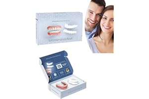 TIANYUE Set di protesi in silicone avanzato, set di protesi in silicone, kit di reline per protesi, kit di reline per protesi dentaria, kit di reliner per protesi dentaria a scatto, set di protesi superiore e
