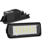 Feux De Plaque D'immatriculation LED Pour BMW - Compatibles Série 1, 3, 5, X5 - Facile à Installer, Longue Durée De Vie