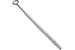 AERZETIX - C57548 - Lot de 10 Chevilles universelles Ø10x180 mm en Plastique + 10 Crochets à Suspension à Oeil/Piton à Visser fermé Ø7x185 mm en Acier - pour béton Brique Pleine parpaing maçonnerie