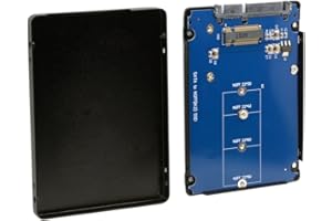 CHENYANG CY B + m Key socket 2 M.2 NGFF (SATA) SSD a 2.5 SATA scheda adattatore compatibile con cassa in metallo nero