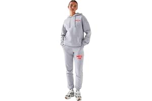 B&S trendz Kids & Womens Hooded Tracksuit 2Pcs Pull Over Hoodie Jogging Bottom, Girls Fun Text Printed Daily Wear, Fashionable Hoody Long Sleeves Best For Children/Adults, UK Size 2-13Y & S-XXL