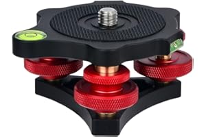 DESMOND PHOTOGRAPHIC Desmond dlevx-68 gleich W Bubble Level für Stativ 3/8 Präzision tri-Wheel Leveling Base