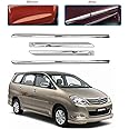 Auto_Smart_Look Car Door Side Beading Chrome for Toyota Innova | ABS Plastic
