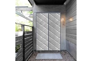 HMHD Cortina Mosquitera para Puertas, Cortina Puerta Exterior Completo MagnéTico Cortina Térmica y Aislante a Prueba de Viento, para Puertas Correderas, de Patio -Gris-80x200CM