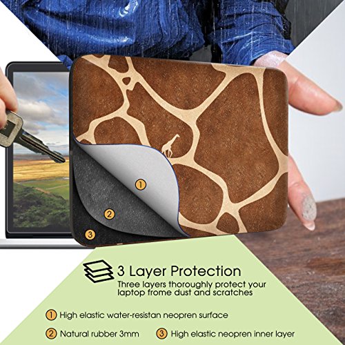 SIDORENKO Tablet PC Tasche f  r 10 - 10 1 Zoll   Universal Tablet Schutzh  lle   H  lle Sleeve Case Etui aus Neopren  Braun