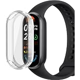 Rongep [Soft-Case] Xiaomi Mi Band 10 ile Uyumlu 360&deg; Kasa Koruyucu Kılıf Yumuşak TPU Malzeme Dokunmatiği ve Netliği Etkilemey